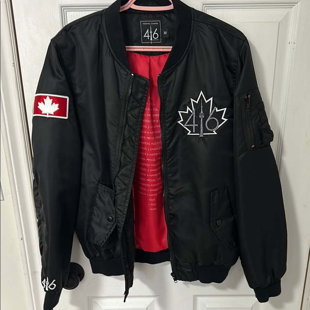 Black Bomber Jacket
